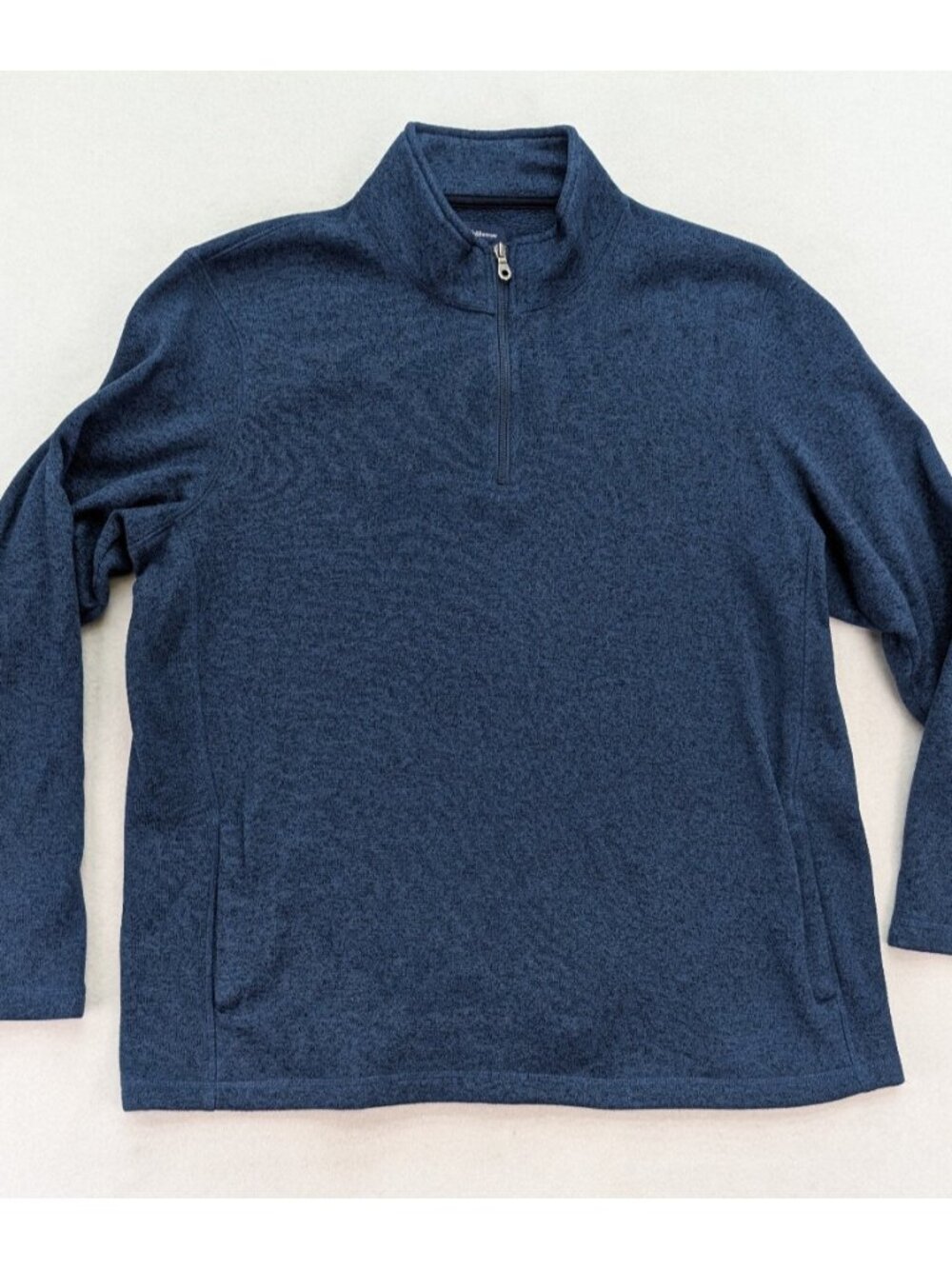 Croft & Barrow Men's Sweater Size XL Blue 1/4 Zip Pullover